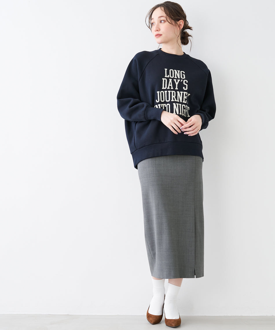 マイカアンドディール MICA&DEAL front vent skirt （WINE） WINE