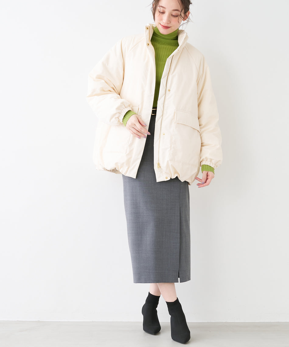 マイカアンドディール MICA&DEAL front vent skirt （WINE） WINE