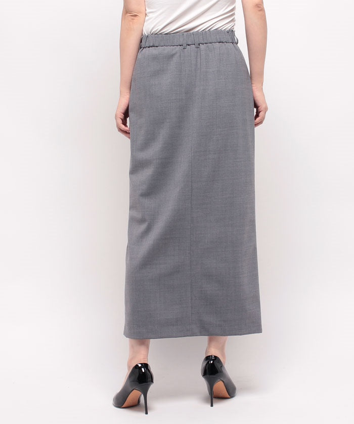 マイカアンドディール MICA&DEAL front vent skirt （WINE） WINE