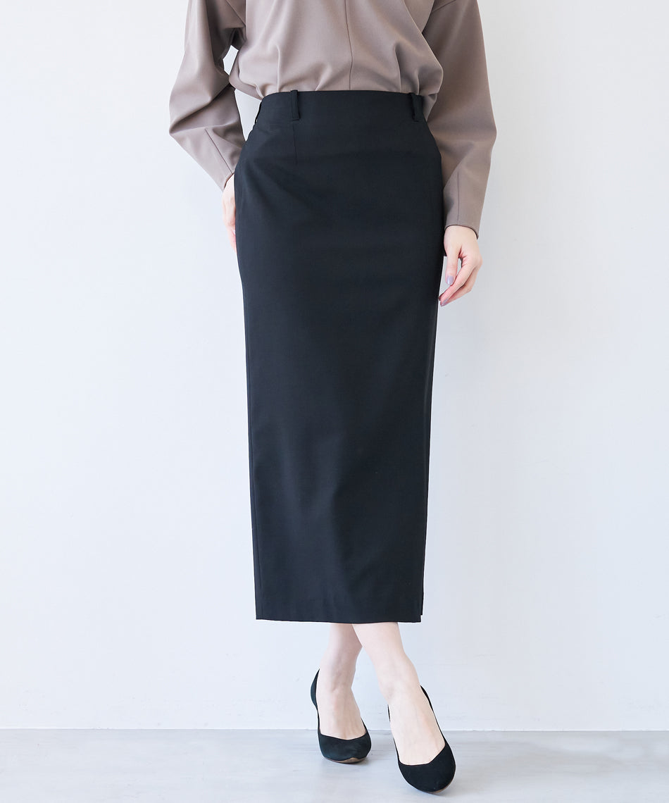 マイカアンドディール MICA&DEAL front vent skirt （WINE） WINE