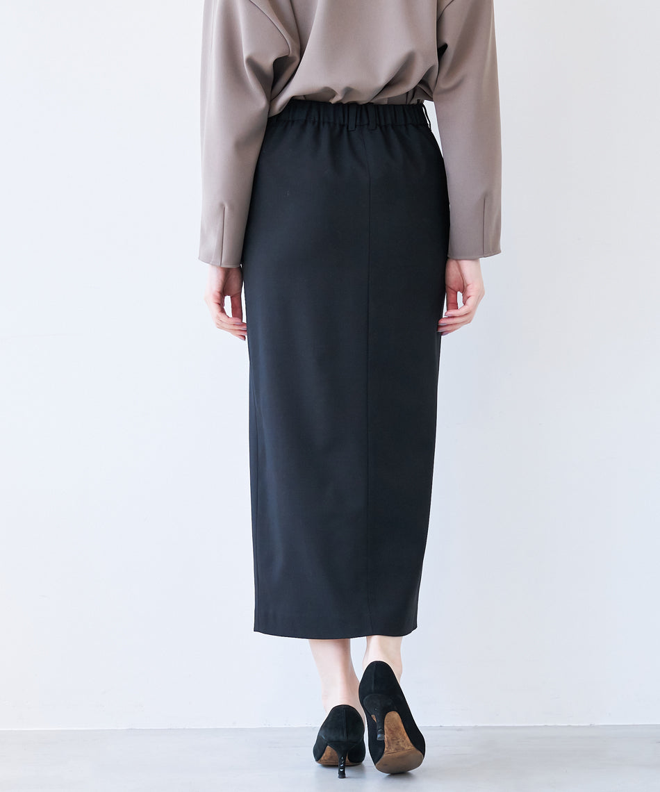 マイカアンドディール MICA&DEAL front vent skirt （WINE） WINE