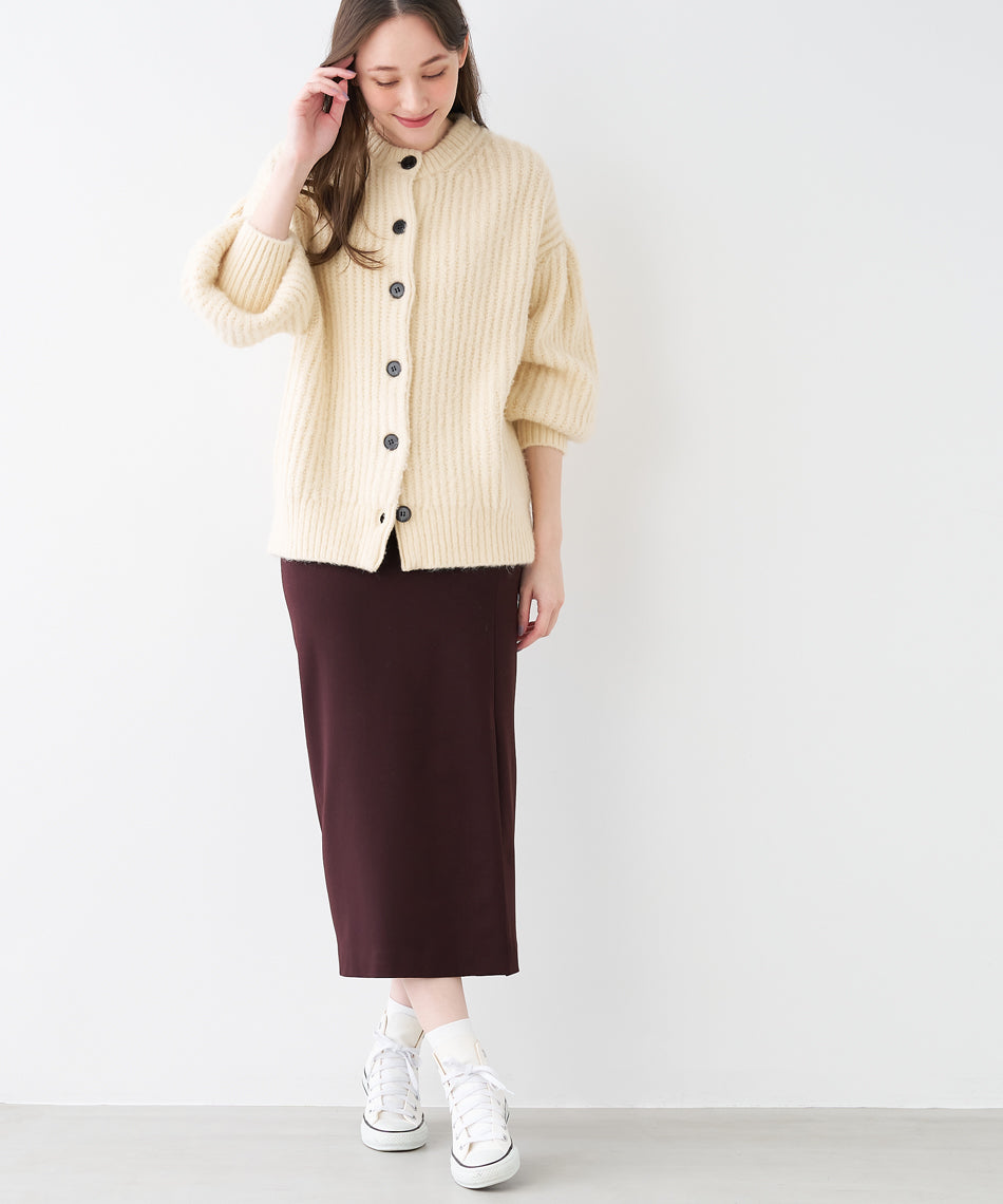 マイカアンドディール MICA&DEAL front vent skirt （WINE） WINE