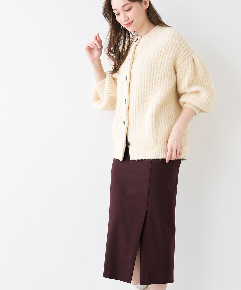 マイカアンドディール MICA&DEAL front vent skirt （WINE） WINE
