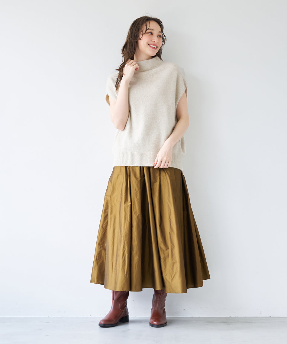 マイカアンドディール MICA&DEAL tuck gather memory sk （YELLOW） YELLOW
