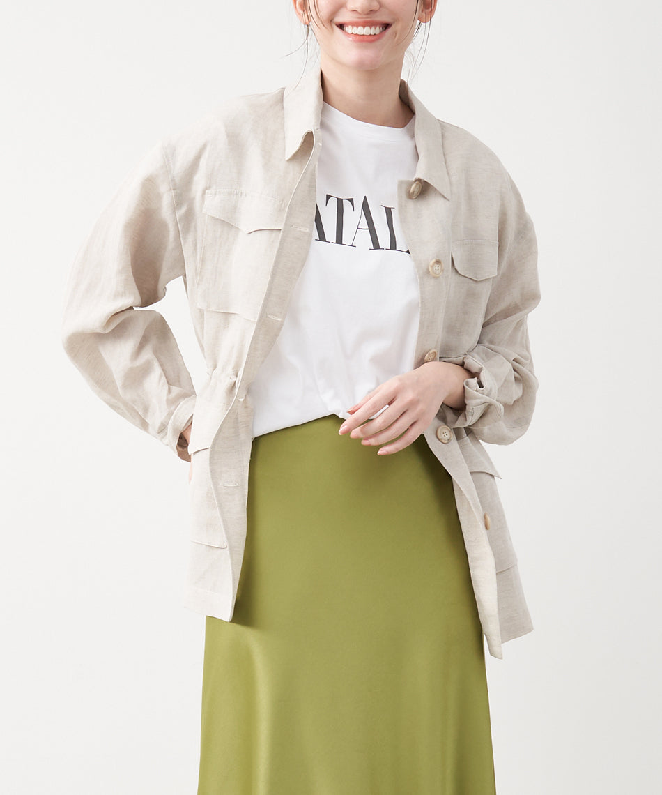 マイカアンドディール MICA&DEAL high twist work blouson （OATMEAL） OATMEAL