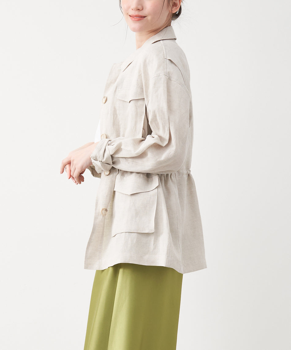 マイカアンドディール MICA&DEAL high twist work blouson （OATMEAL） OATMEAL