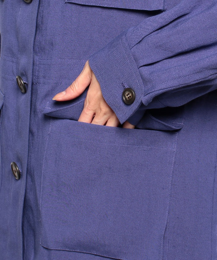 マイカアンドディール MICA&DEAL high twist work blouson （OATMEAL） OATMEAL
