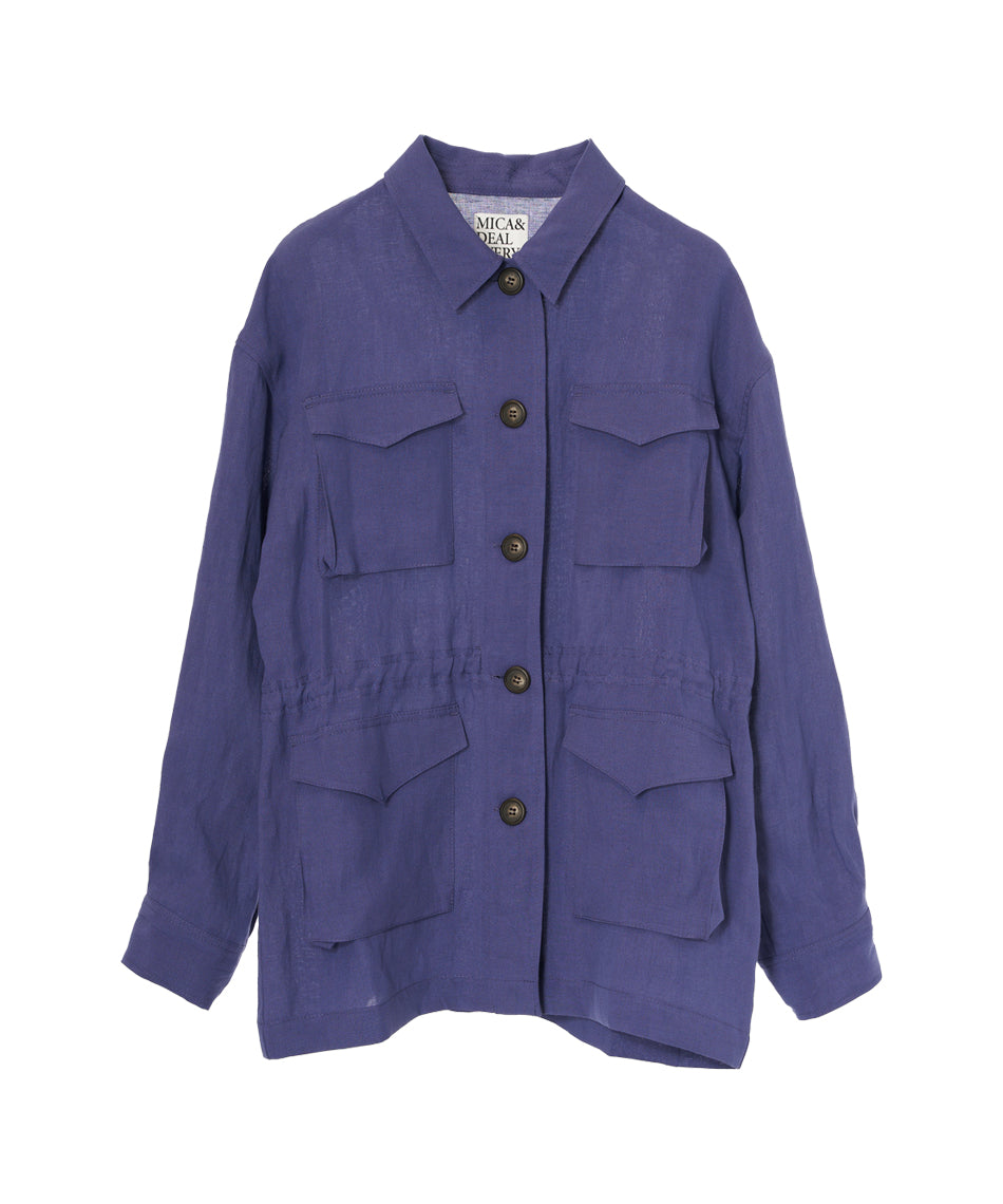 マイカアンドディール MICA&DEAL high twist work blouson （OATMEAL） OATMEAL
