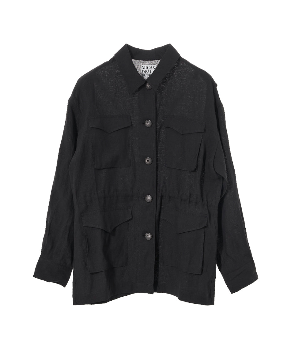 マイカアンドディール MICA&DEAL high twist work blouson （BLACK） BLACK