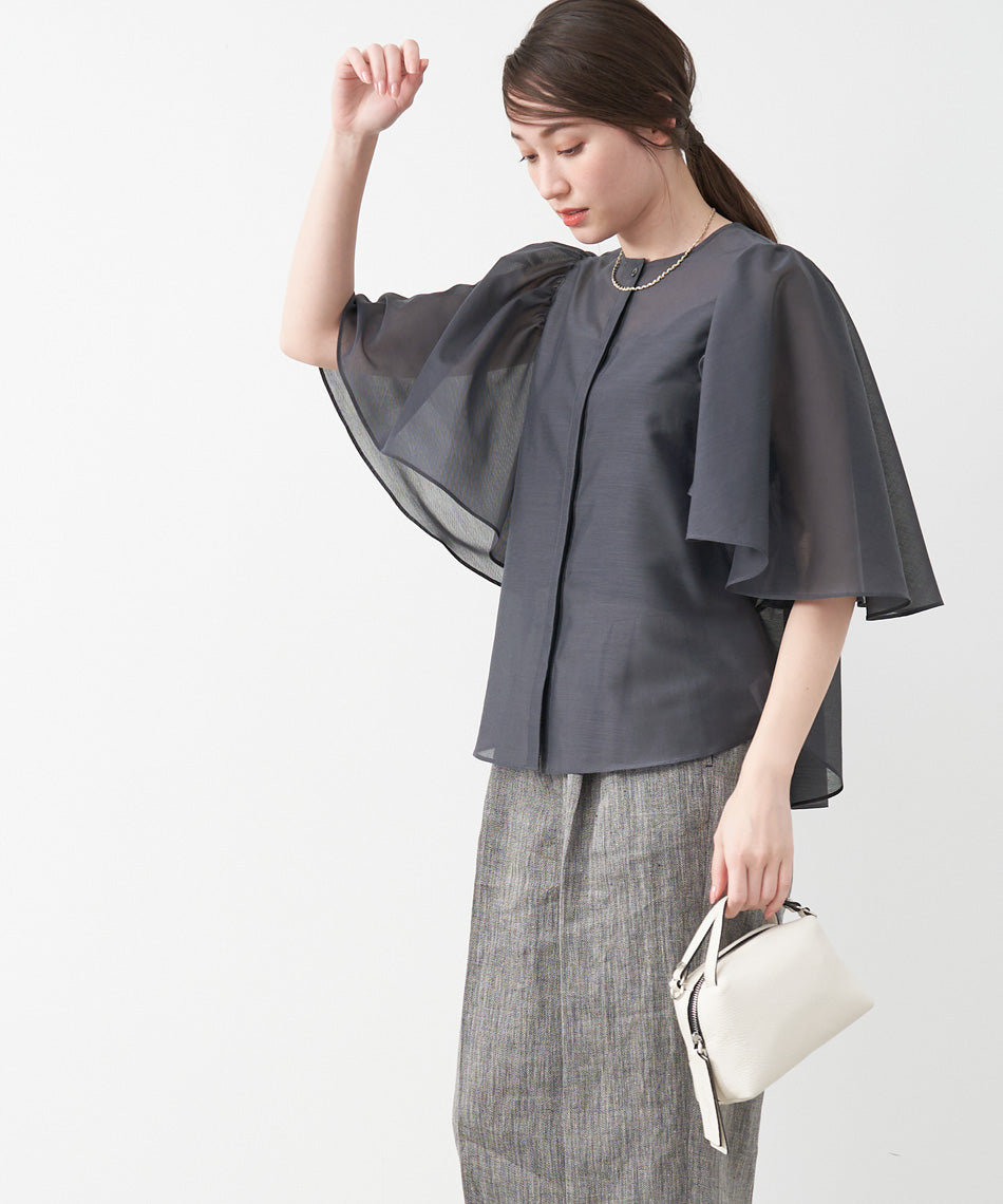 マイカアンドディール MICA&DEAL gather sleeve bl （L/GRAY） L/GRAY