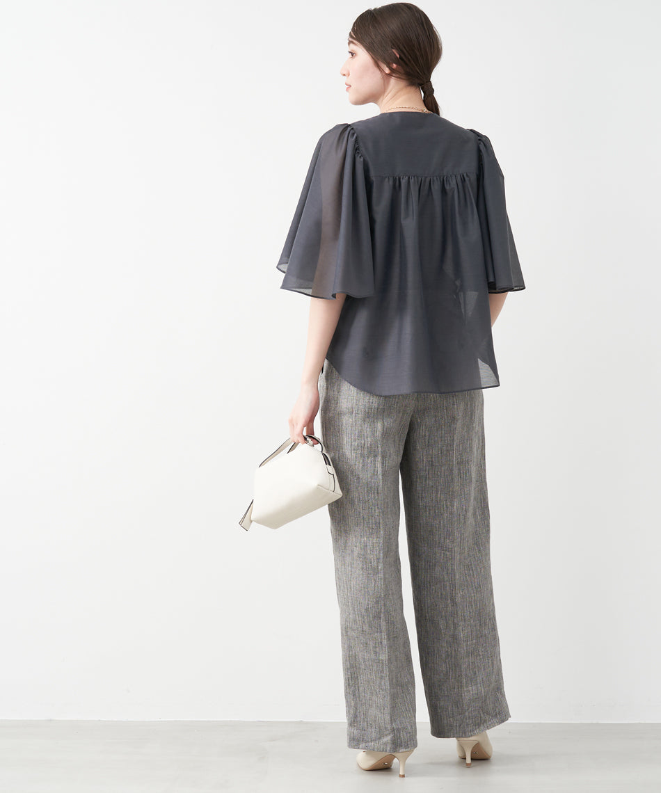 マイカアンドディール MICA&DEAL gather sleeve bl （L/GRAY） L/GRAY