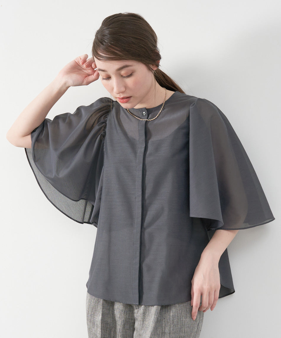 マイカアンドディール MICA&DEAL gather sleeve bl （L/GRAY） L/GRAY