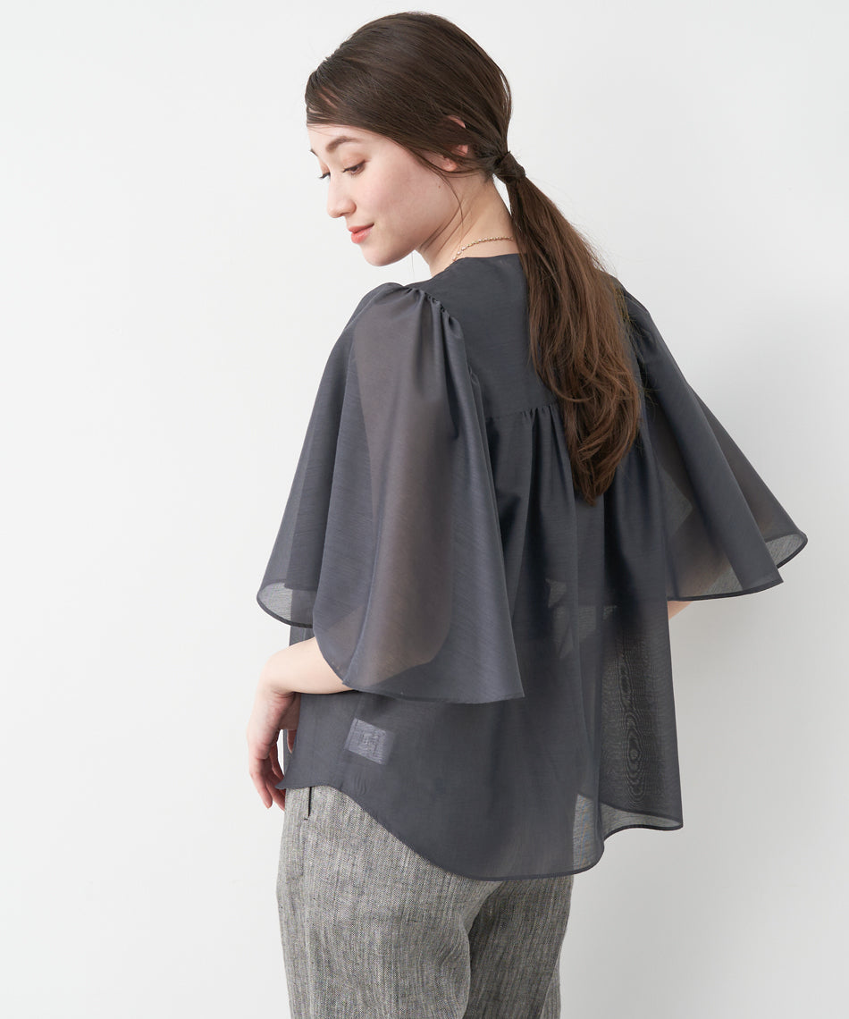 マイカアンドディール MICA&DEAL gather sleeve bl （L/GRAY） L/GRAY