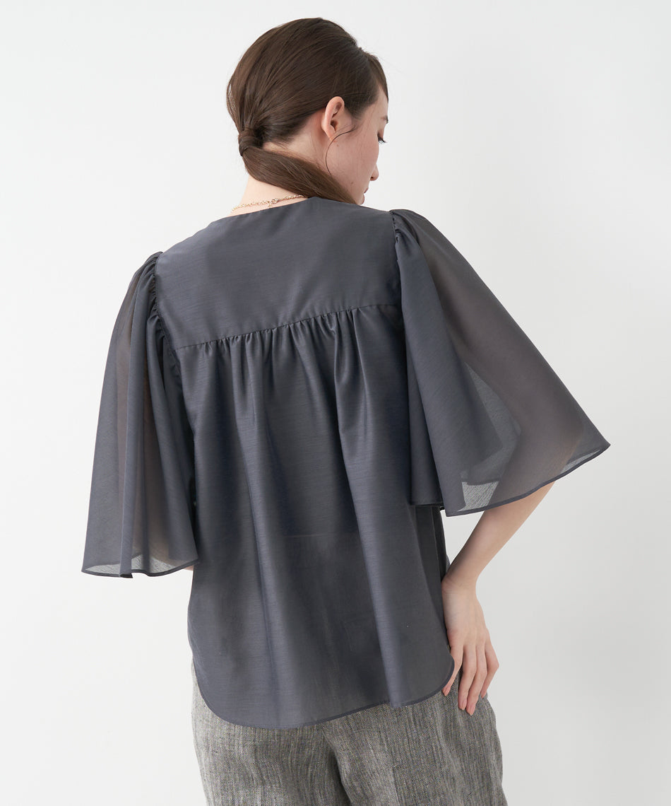 マイカアンドディール MICA&DEAL gather sleeve bl （L/GRAY） L/GRAY