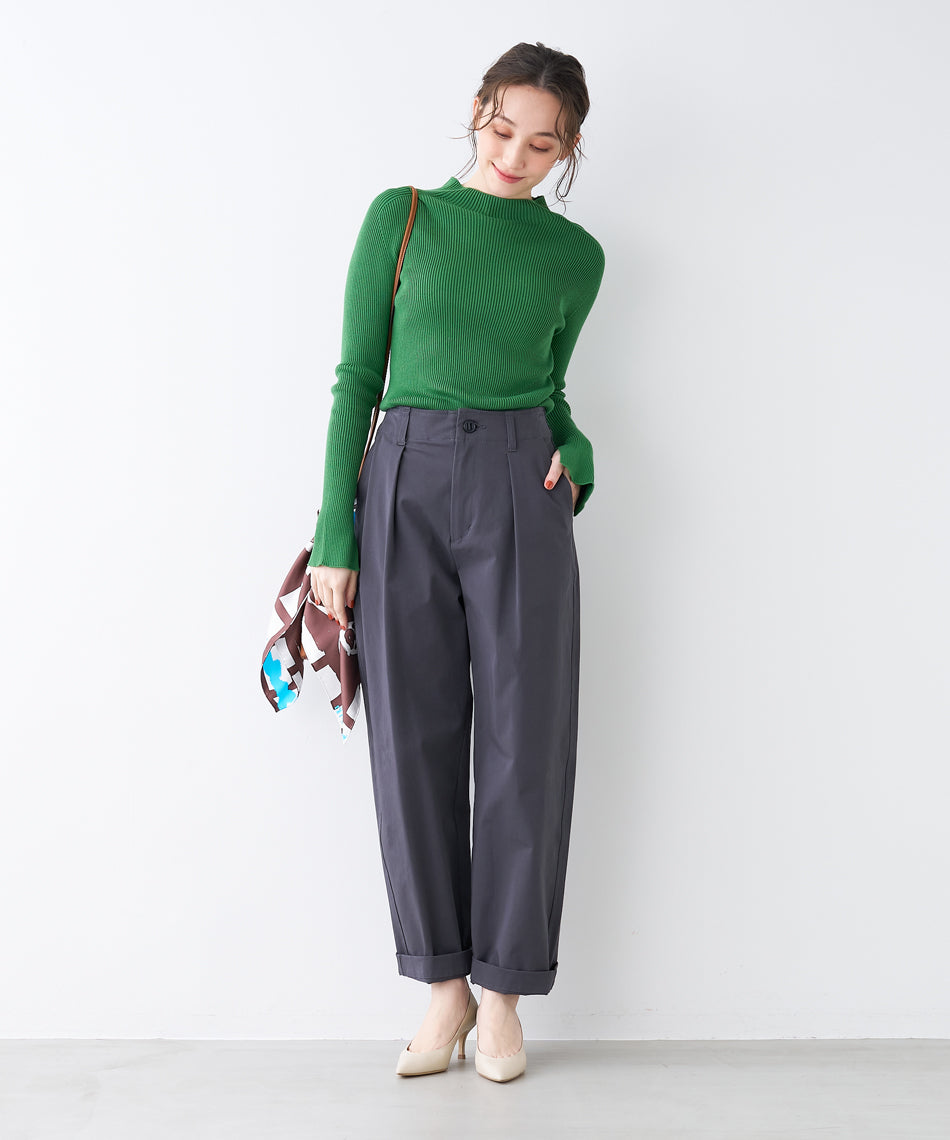 マイカアンドディール MICA&DEAL high waist pt （D/NAVY） D/NAVY