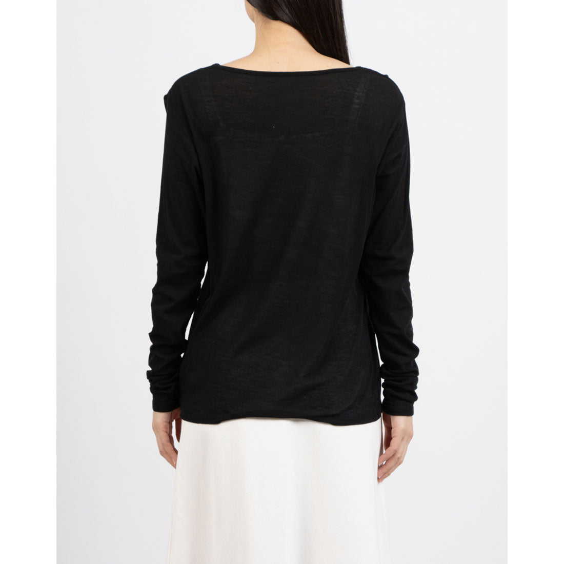 マイカアンドディール MICA&DEAL sheer long Tee （GREIGE） GREIGE