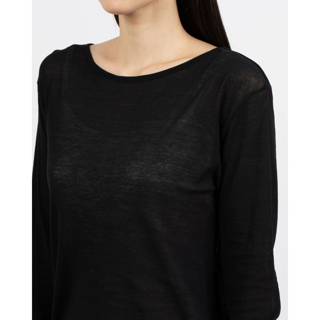 マイカアンドディール MICA&DEAL sheer long Tee （GREIGE） GREIGE
