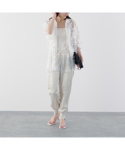 マイカアンドディール MICA&DEAL MICA&DEAL サテンパンツ 0125103025 （L/BEIGE/ライトベージュ） L/BEIGE/ライトベージュ