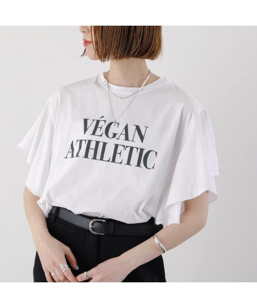 マイカアンドディール MICA&DEAL MICA&DEAL Tシャツ VEGANATHLETIC frill tee 0125209111 （WHITE/ホワイト） WHITE/ホワイト