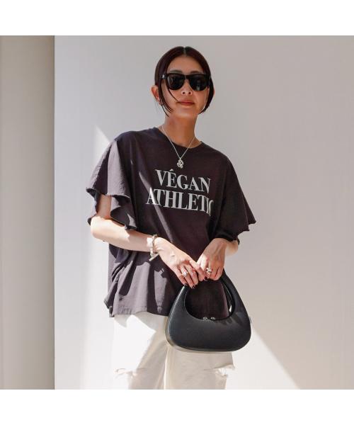 マイカアンドディール MICA&DEAL MICA&DEAL Tシャツ VEGANATHLETIC frill tee 0125209111 （WHITE/ホワイト） WHITE/ホワイト