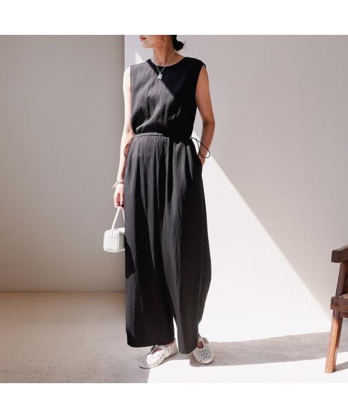 マイカアンドディール MICA&DEAL MICA&DEAL オールインワン 0125204144 ノースリーブ （BLACK/ブラック） BLACK/ブラック