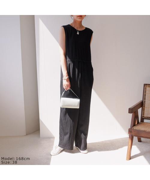 マイカアンドディール MICA&DEAL MICA&DEAL オールインワン 0125204144 ノースリーブ （BLACK/ブラック） BLACK/ブラック