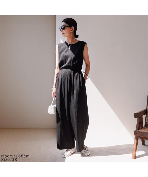 マイカアンドディール MICA&DEAL MICA&DEAL オールインワン 0125204144 ノースリーブ （BLACK/ブラック） BLACK/ブラック