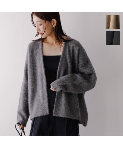 マイカアンドディール MICA&DEAL MICA&DEAL カーディガン 0125308249 ラクーン ニット （BEIGE/ベージュ） BEIGE/ベージュ