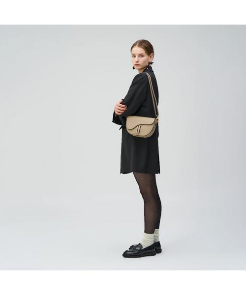 ミレッラフィレンツェ MILLELA FIRENZE MILLELA FIRENZE ショルダーバッグ 10280576 サドルバッグ （01/BLACK） 01/BLACK
