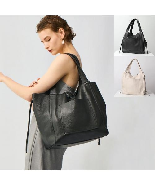 ミレッラフィレンツェ MILLELA FIRENZE MILLELA FIRENZE トートバッグ 10280558 レザー （01/BLACK-ブラック） 01/BLACK-ブラック