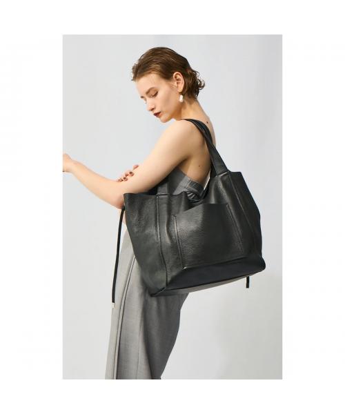 ミレッラフィレンツェ MILLELA FIRENZE MILLELA FIRENZE トートバッグ 10280558 レザー （01/BLACK-ブラック） 01/BLACK-ブラック