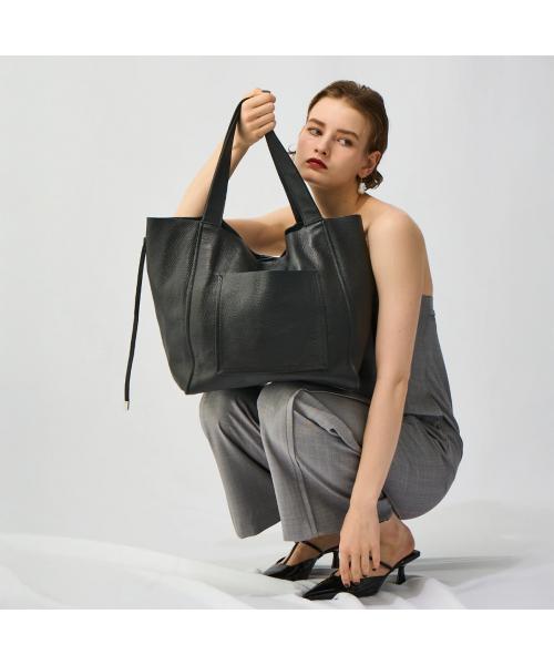 ミレッラフィレンツェ MILLELA FIRENZE MILLELA FIRENZE トートバッグ 10280558 レザー （01/BLACK-ブラック） 01/BLACK-ブラック
