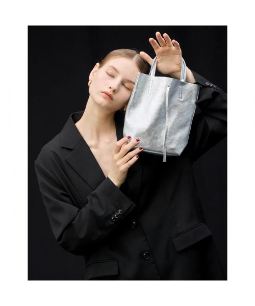 ミレッラフィレンツェ MILLELA FIRENZE MILLELA FIRENZE ミニトートバッグ 10270561 ショルダーバッグ （93/SILVER-シルバー） 93/SILVER-シルバー