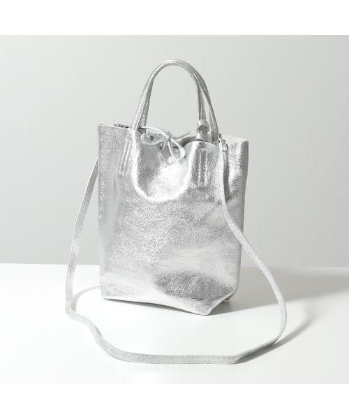 ミレッラフィレンツェ MILLELA FIRENZE MILLELA FIRENZE ミニトートバッグ 10270561 ショルダーバッグ （93/SILVER-シルバー） 93/SILVER-シルバー