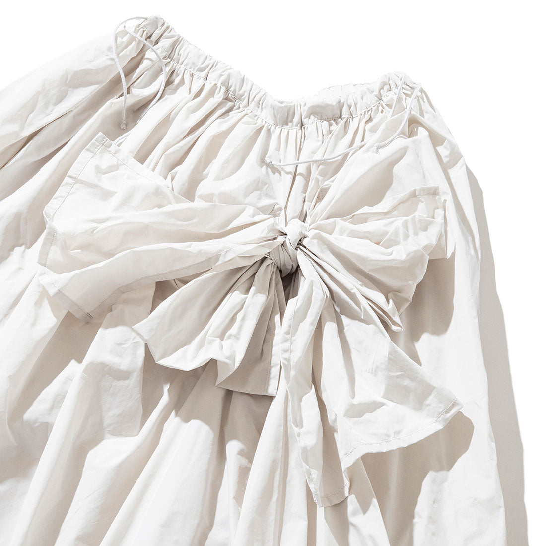 ミヤオ MIYAO リボンスカート（Ribbon Skirt） （PEARL WHITE） PEARL WHITE
