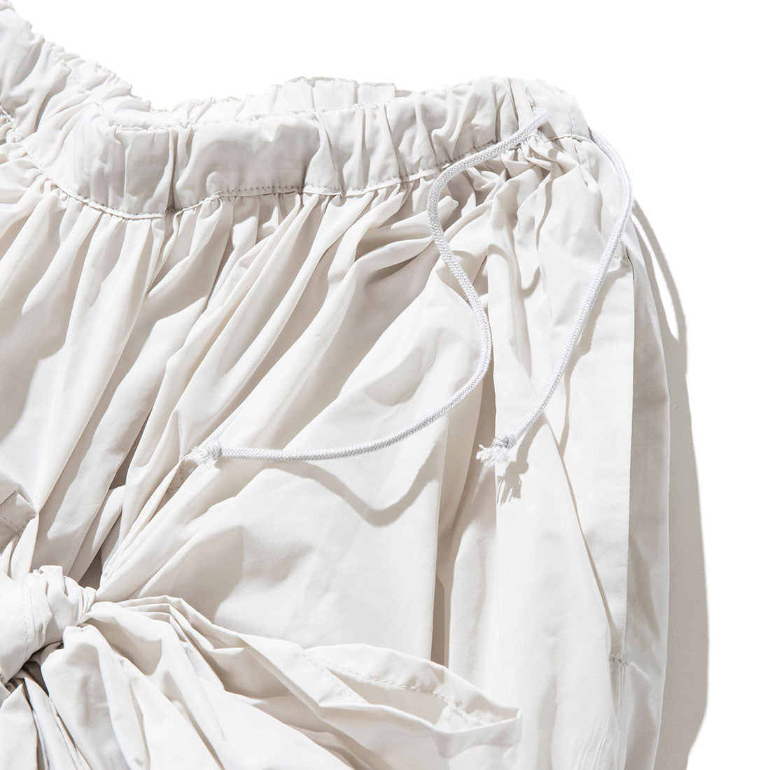 ミヤオ MIYAO リボンスカート（Ribbon Skirt） （PEARL WHITE） PEARL WHITE