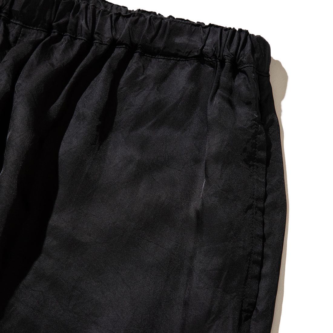 ミヤオ MIYAO フリルフラップ付きワークパンツ（Work pants with frill flaps） （ブラック） ブラック