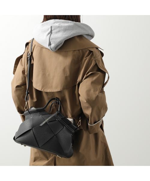 ミカデラヴァッレ mica della valle mica della valle ハンドバッグ Romana SO-0100 レザー （BLACK/ブラック） BLACK/ブラック