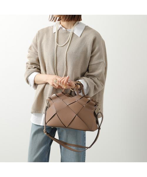 ミカデラヴァッレ mica della valle mica della valle ハンドバッグ Romana SO-0100 レザー （BLACK/ブラック） BLACK/ブラック