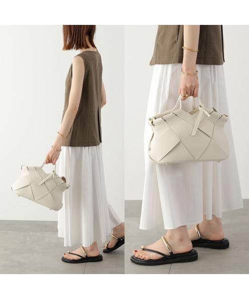 ミカデラヴァッレ mica della valle mica della valle ハンドバッグ Romana SO-0100 レザー （BLACK/ブラック） BLACK/ブラック