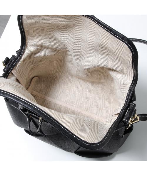 ミカデラヴァッレ mica della valle mica della valle ハンドバッグ Romana SO-0100 レザー （BLACK/ブラック） BLACK/ブラック
