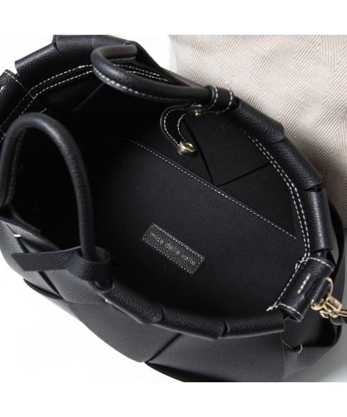 ミカデラヴァッレ mica della valle mica della valle ハンドバッグ Romana SO-0100 レザー （BLACK/ブラック） BLACK/ブラック