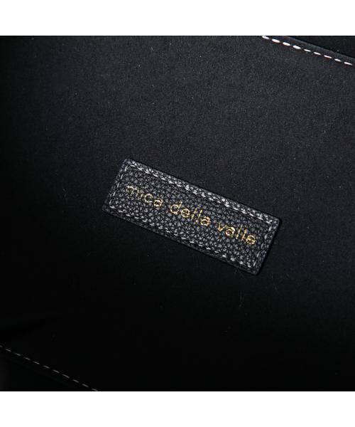 ミカデラヴァッレ mica della valle mica della valle ハンドバッグ Romana SO-0100 レザー （BLACK/ブラック） BLACK/ブラック