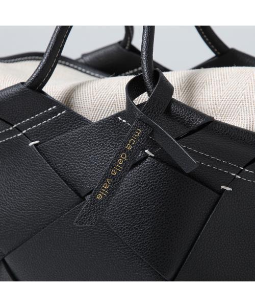 ミカデラヴァッレ mica della valle mica della valle ハンドバッグ Romana SO-0100 レザー （BLACK/ブラック） BLACK/ブラック