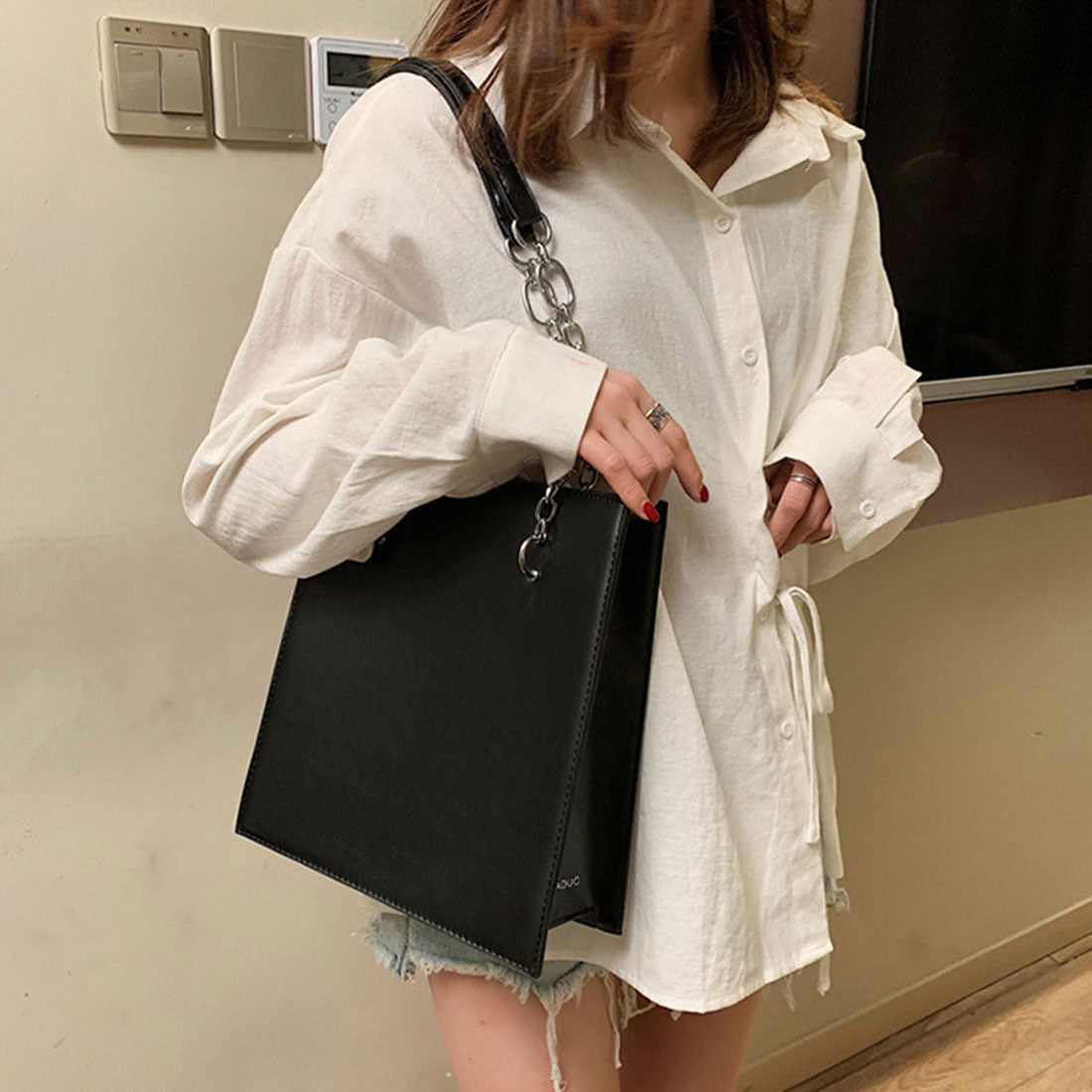 2way トートバッグ スクエアバッグ