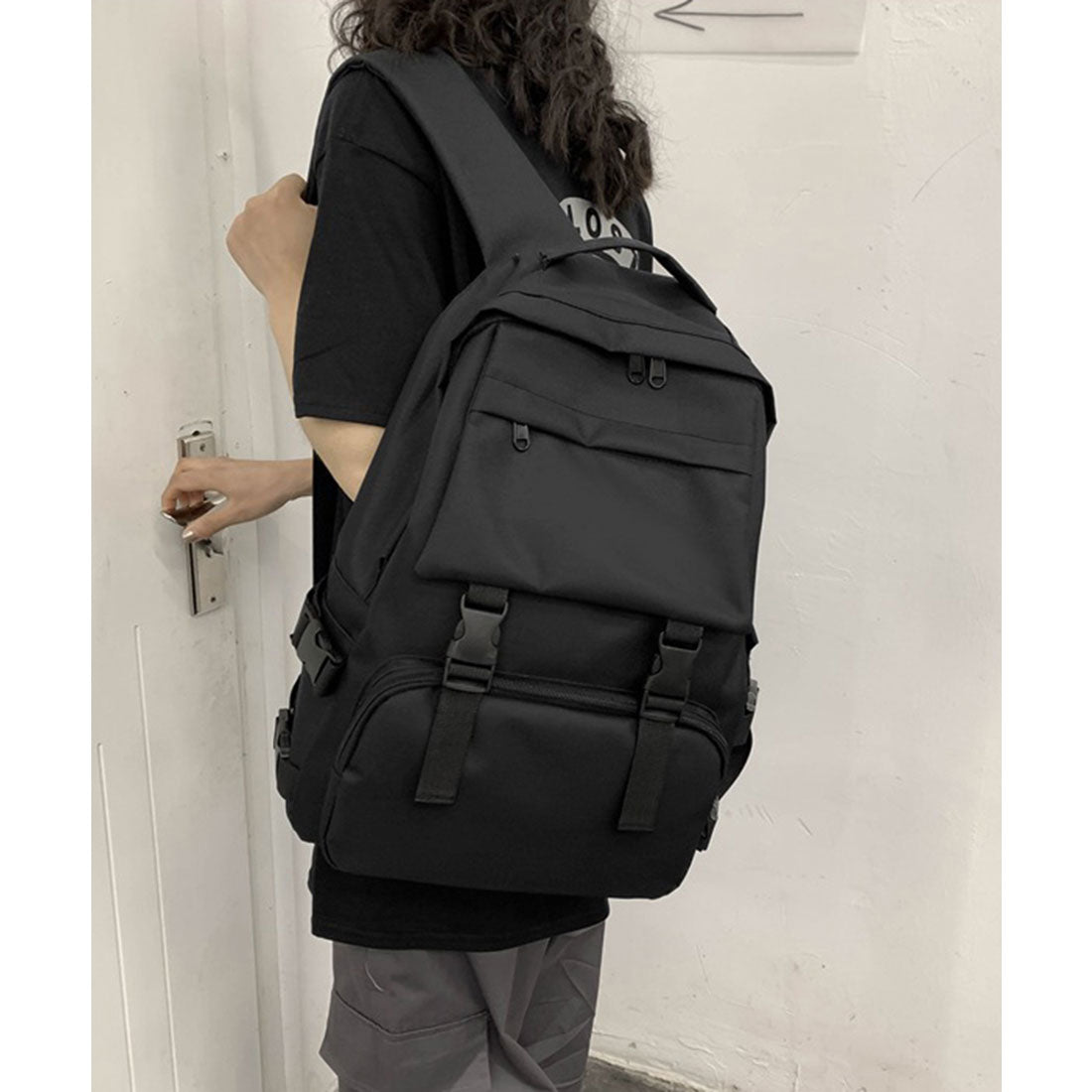 ミニミニストア miniministore リュックサック 大容量 男女兼用バッグ （ブラック） ブラック