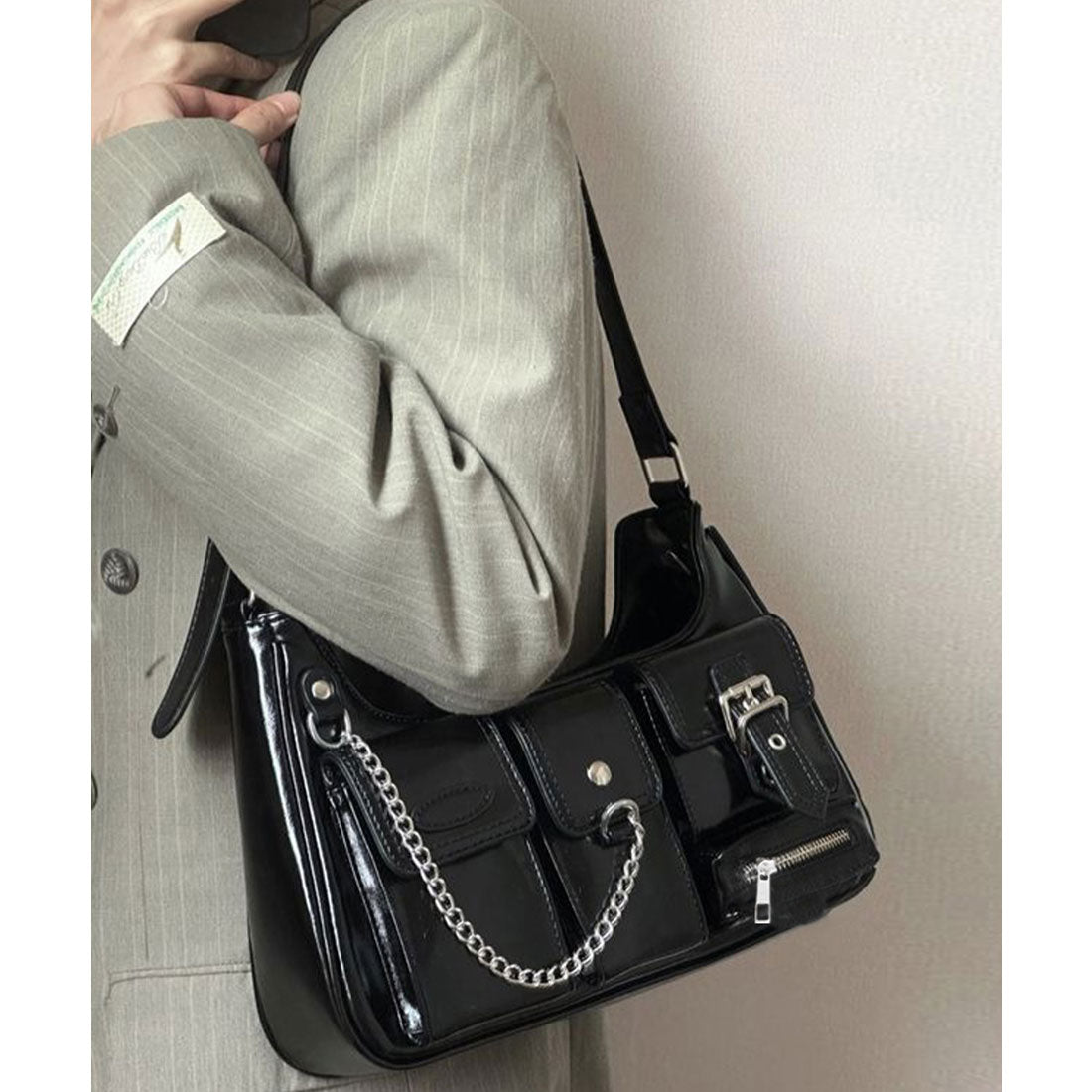 miniministore miniministore shoulder bag multi-pocket shoulder bag