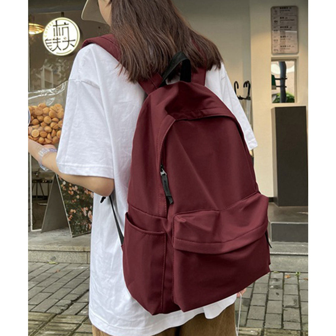 ミニミニストア miniministore リュックサックレディースディバッグ大容量 （ワインレッド） ワインレッド