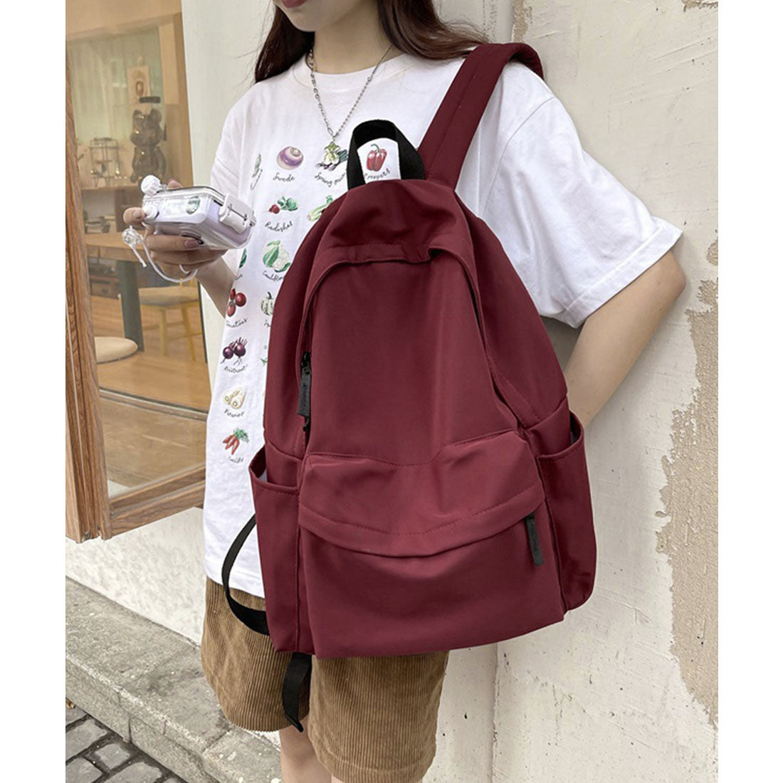 ミニミニストア miniministore リュックサックレディースディバッグ大容量 （ワインレッド） ワインレッド