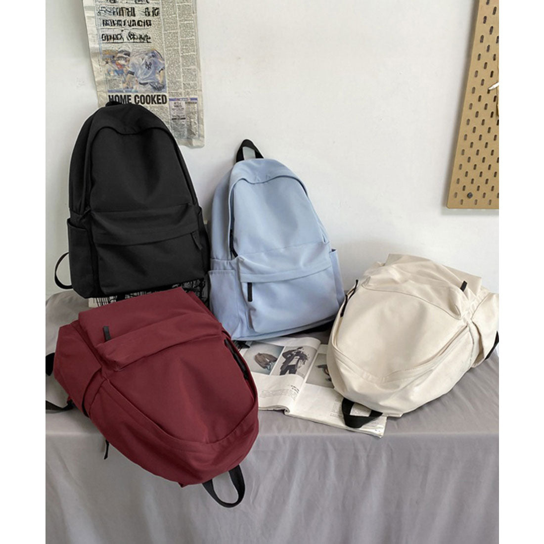 ミニミニストア miniministore リュックサックレディースディバッグ大容量 （ワインレッド） ワインレッド